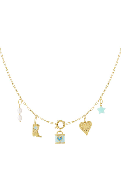 Elegant 14K Gold Plated Heart Necklace for Daily Wear