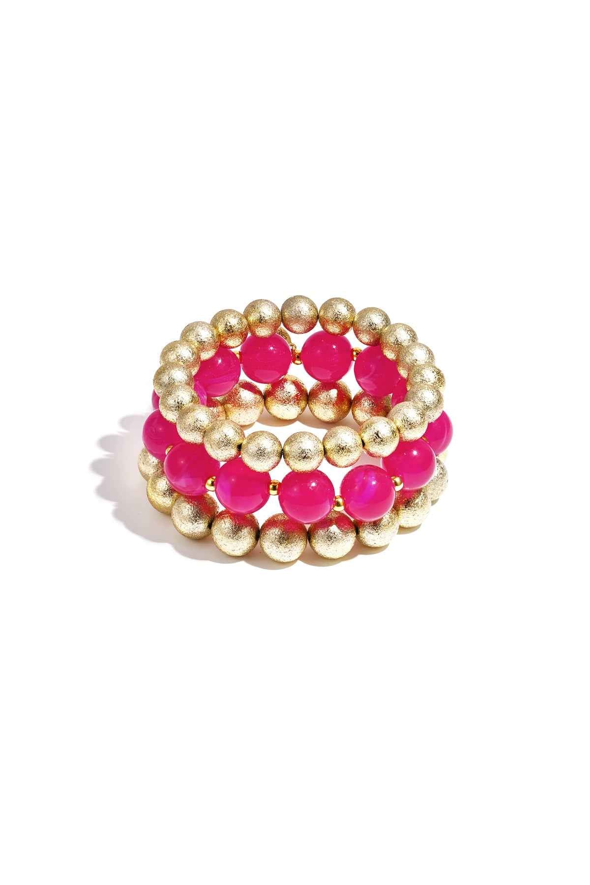 Bracelets set of 3 with beads