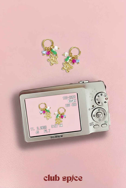 Stainless Steel Drop Earrings Flower Casual Daily Romantic Series Women's jewelry