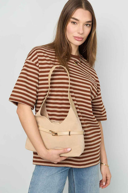 Shoulder Bags Solid Color Casual Suede Daily Accessories