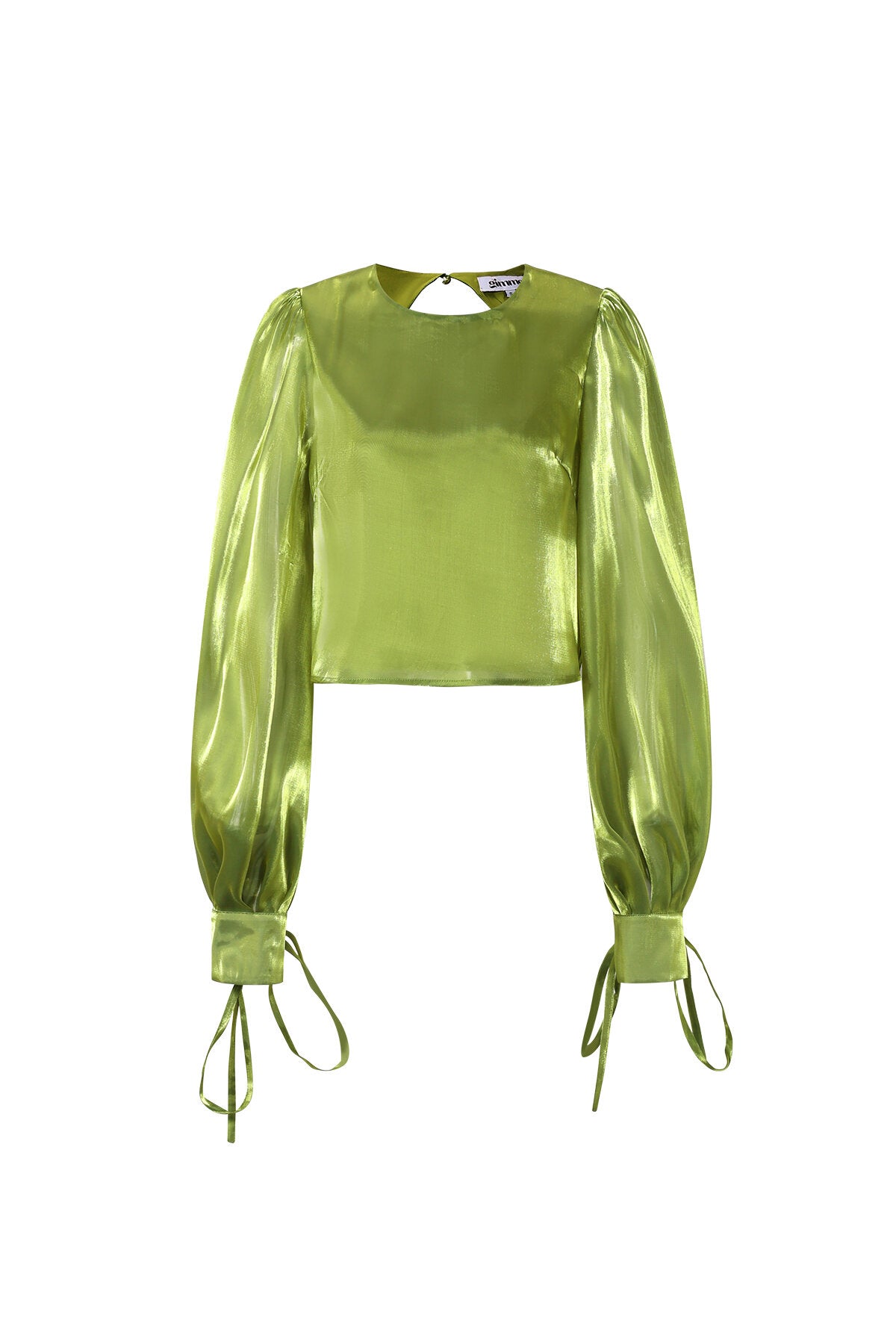 Glanzende parelblouse