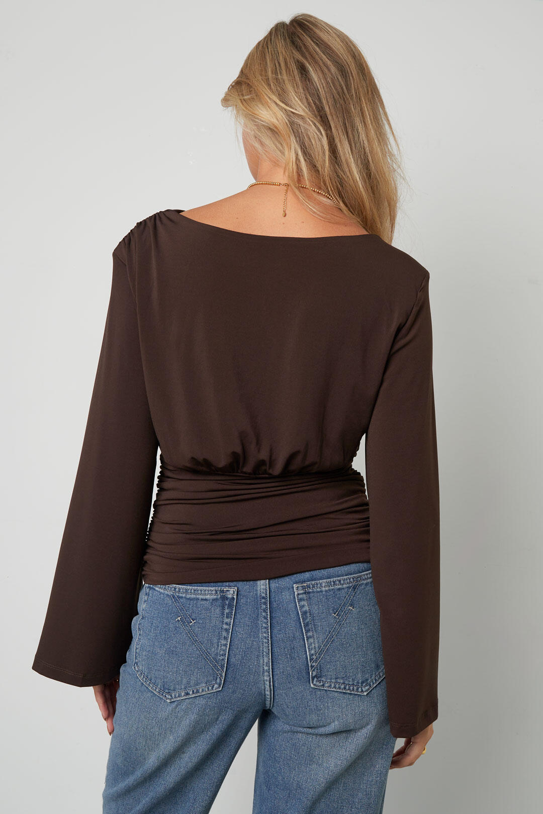 Gimme Lange Mouw Boot Neck Top