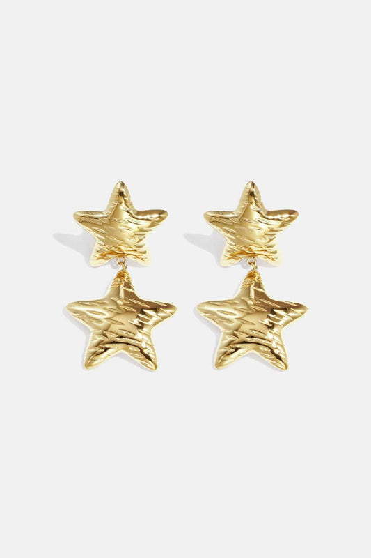 Stainless Steel Drop Earrings Star Casual Daily Simple Series Women's jewelry