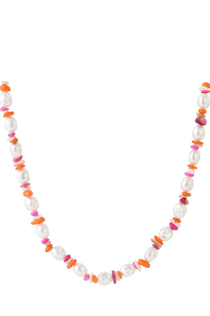 Chic Mixed Color Beaded Necklace for Everyday Style