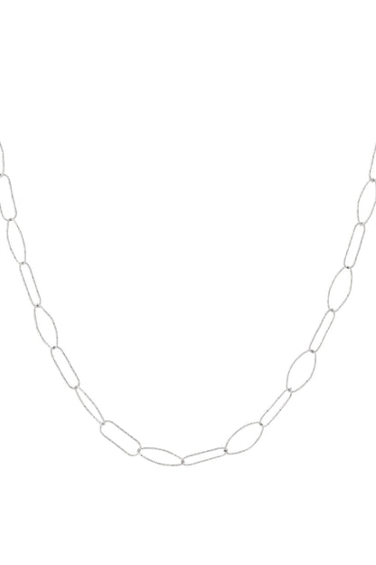 Elegant 304S Steel Chain Necklace, All Fit, Simple & Chic