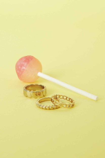 Herhalende hartjes ring
