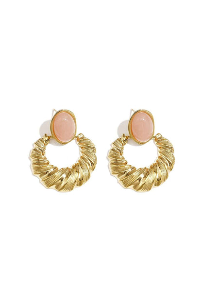 Elegant Irregular Shaped Drop Earrings for Spring/Summer