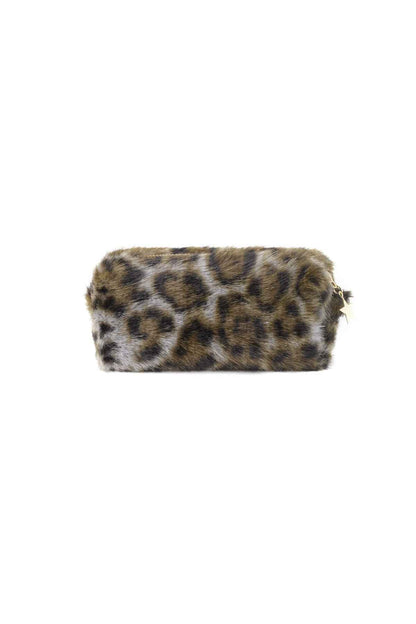 Stylish Leopard Print Makeup Bag for Women
