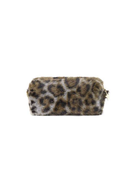 Stylish Leopard Print Makeup Bag for Women