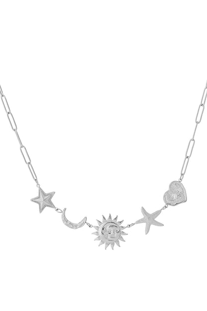 Elegant Sun Pendant Necklace for Women - Spring/Summer