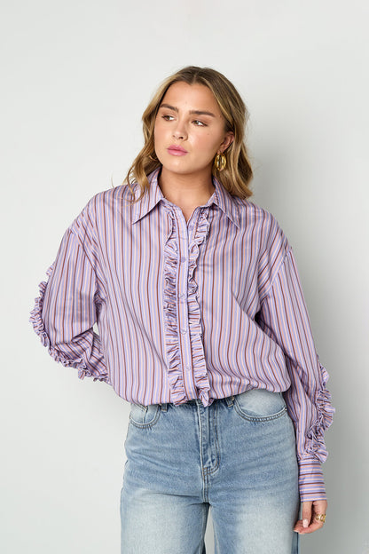 Gimme Cotton Striped Blouse for Spring/Summer