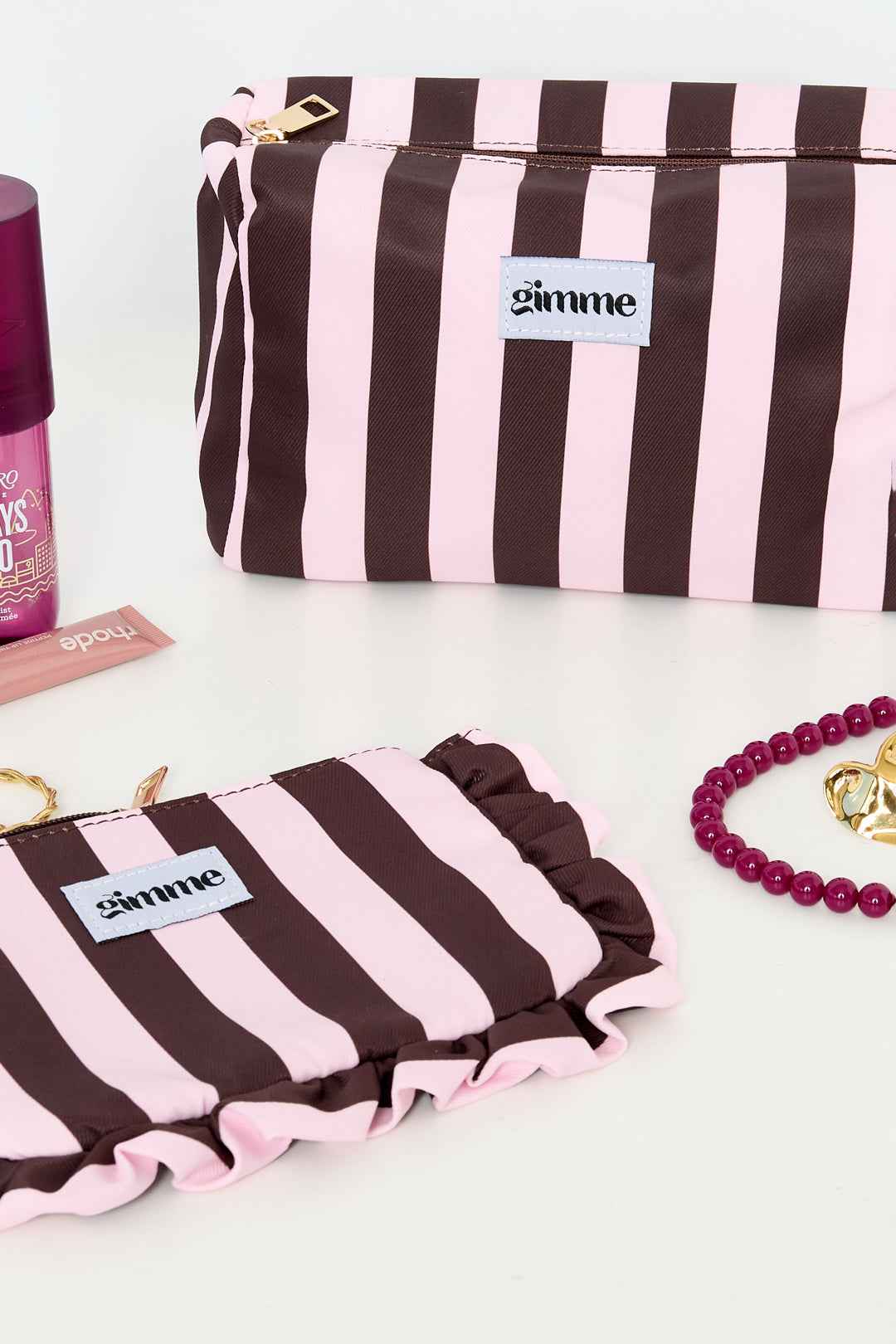 Makeup Bags Strip Casual Polyester Daily Accessories