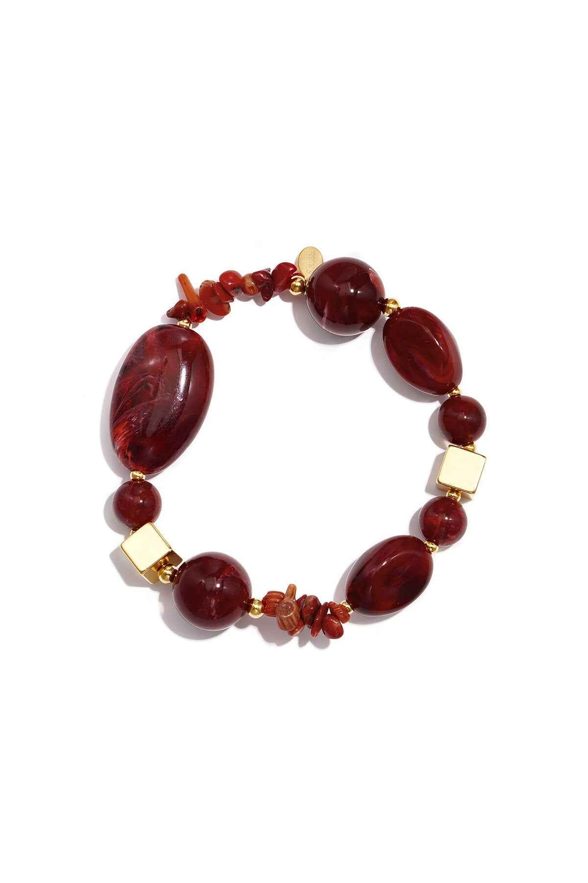Charming Pink Beaded Bracelet for Women, All Fit