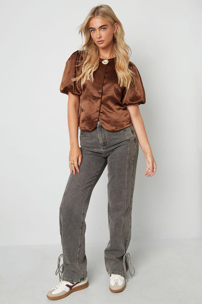 Elegant Spring/Summer Woven Top in Multiple Colors