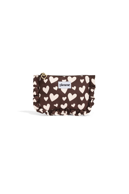 Gimme All-Fit Simple Series Heart Makeup Bag