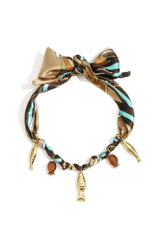 Elegant Gold Braided Necklace for Winter Glam