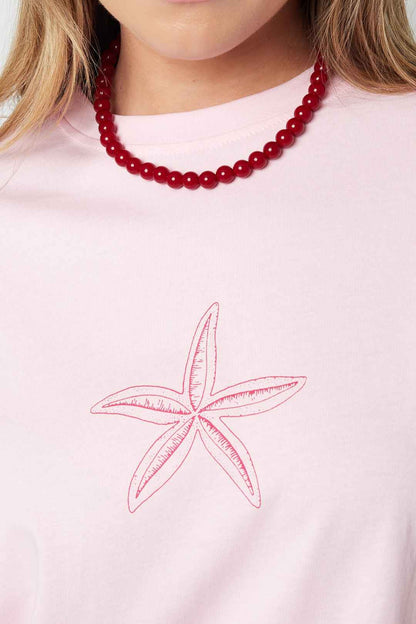 Necklace with medium beads-10mm