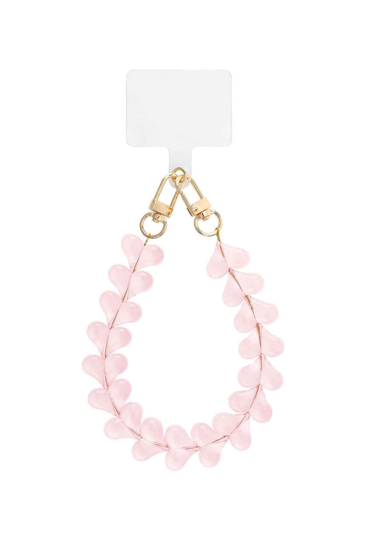 Chic Acrylic Phone Chains in Pastel Shades