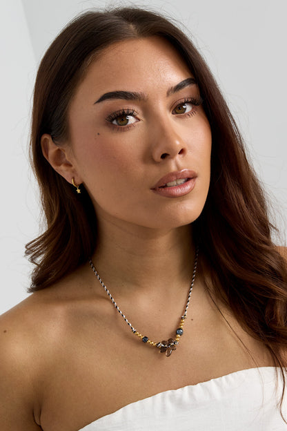 Elegant Beaded Short Necklace for Women, Perfect Fall/Winter Accessory