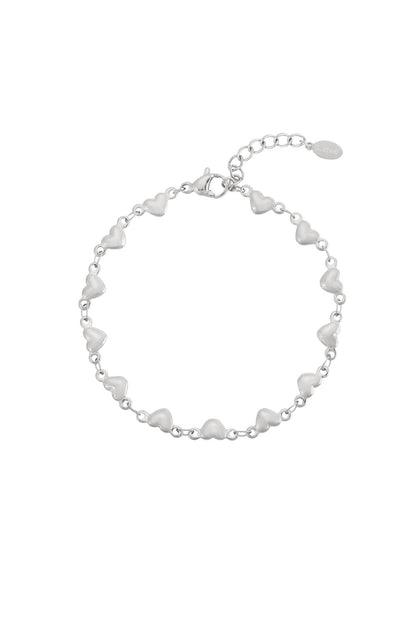 Elegant 14K Gold Plated Heart Bracelet for Daily Wear