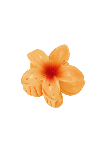 Charming Plastic Flower Hair Clips for Women