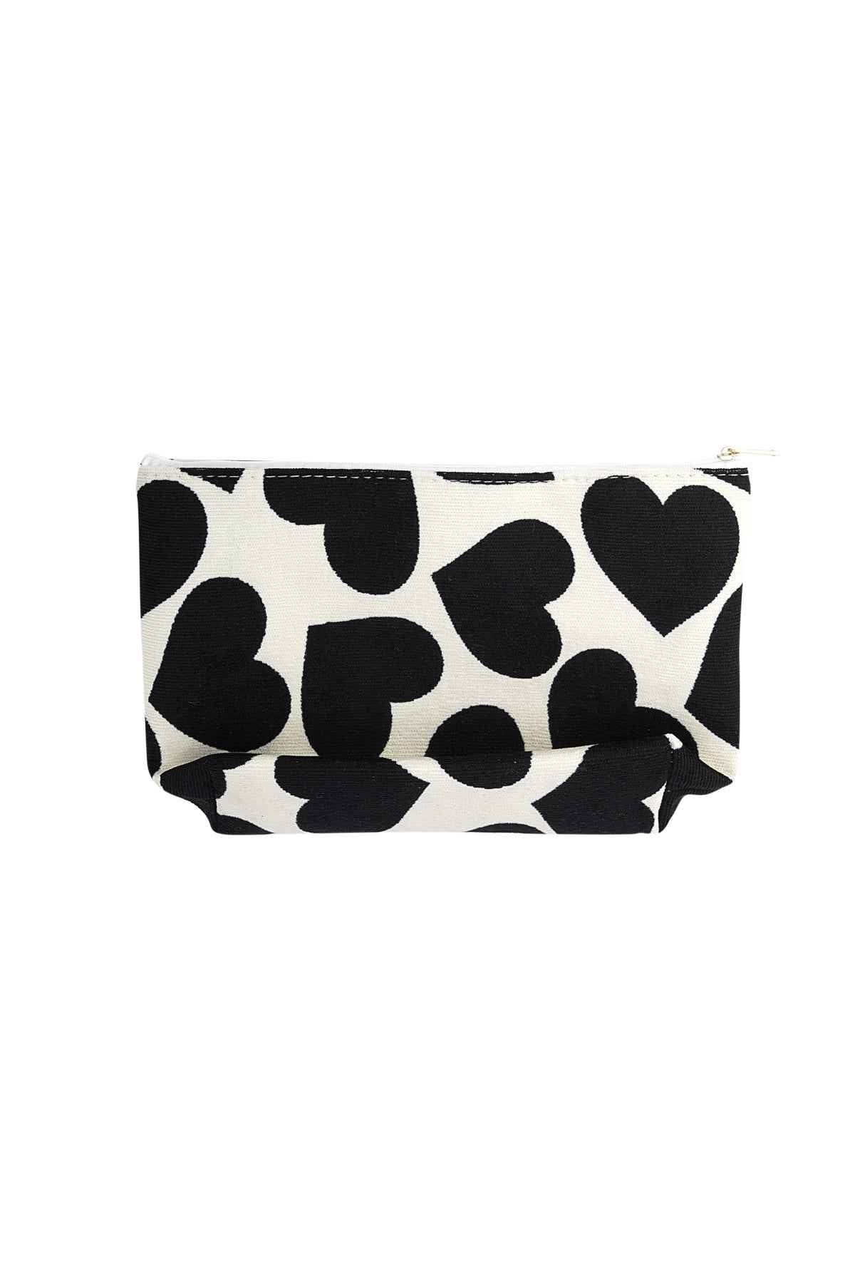 Chic Red and Black Makeup Bags for Daily Use