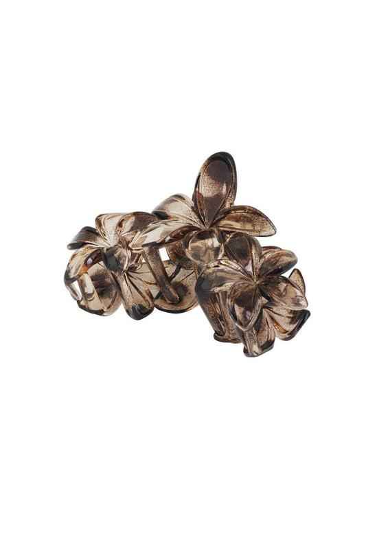 Stylish Brown Plastic Hair Clips for Effortless Elegance