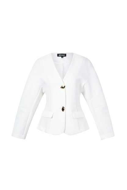 Elegant Women's Woven Suit Set for Fall/Winter