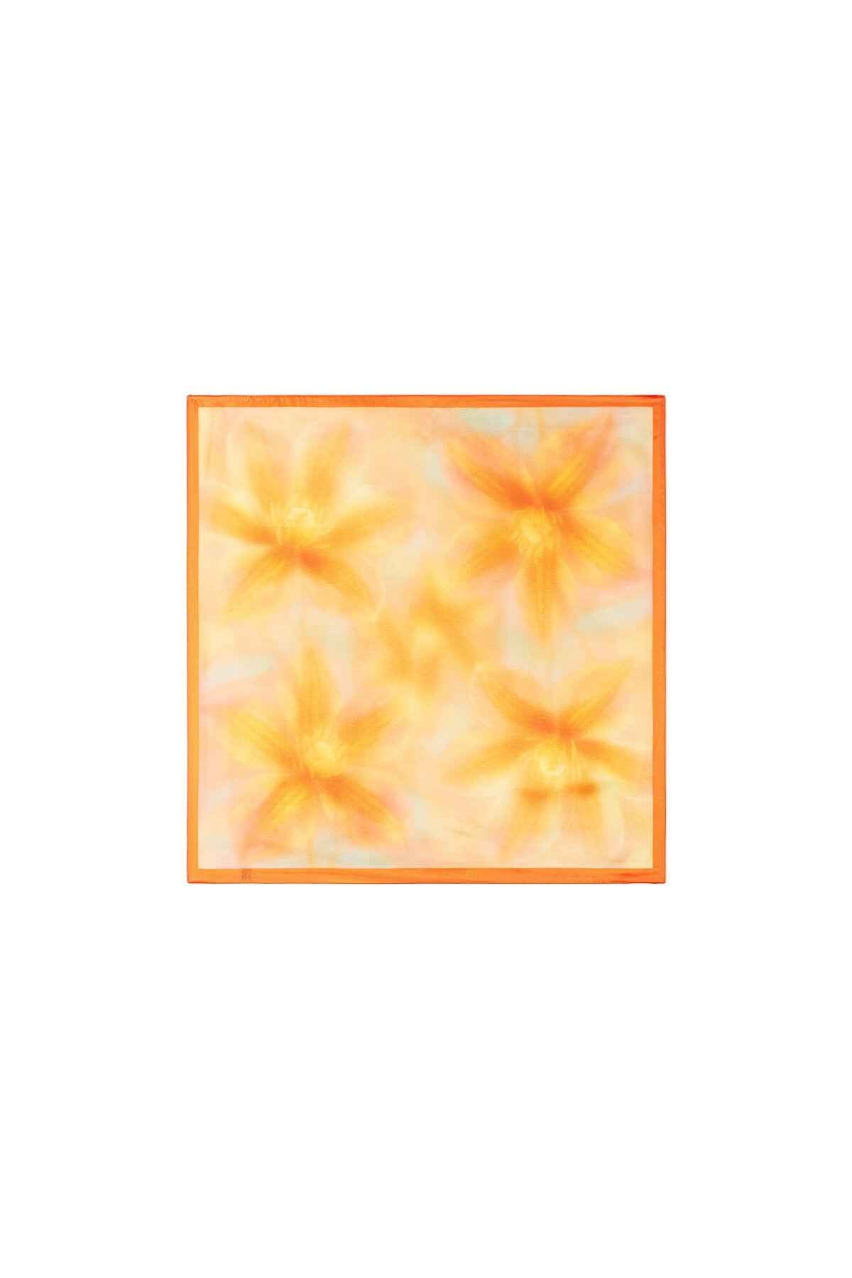 Zomersjaals met bloemenprint, casual, polyester, dagelijkse accessoires