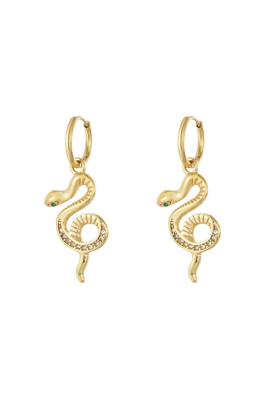 Elegant Snake Drop Earrings for All Occasions