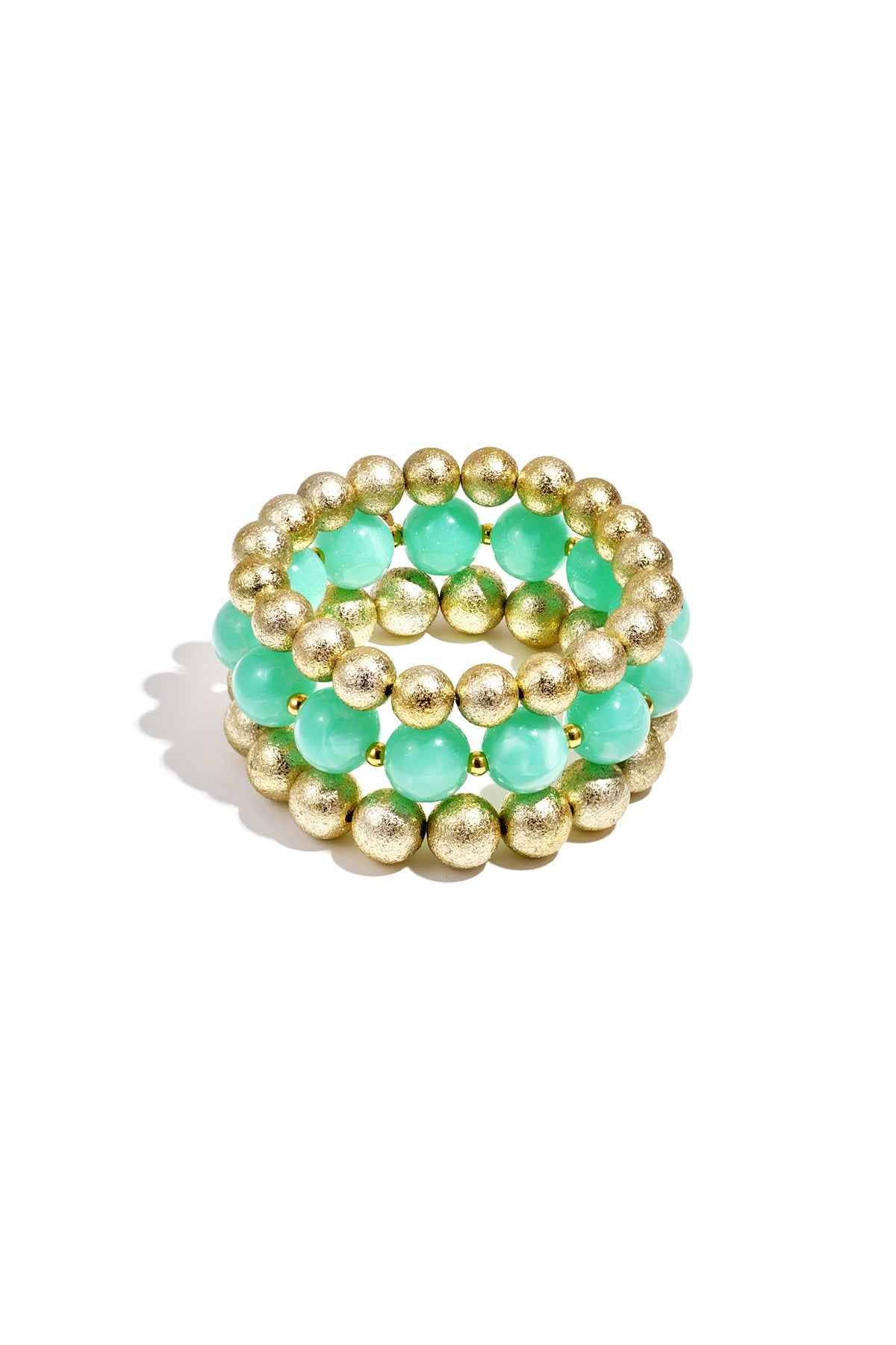 Bracelets set of 3 with beads
