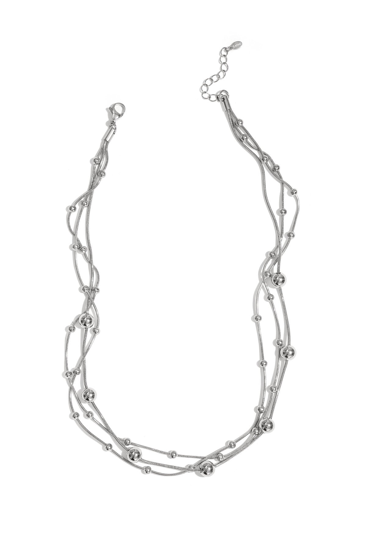 Ketting met lagen en polkadots