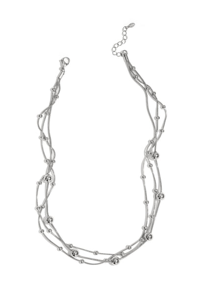 Ketting met lagen en polkadots