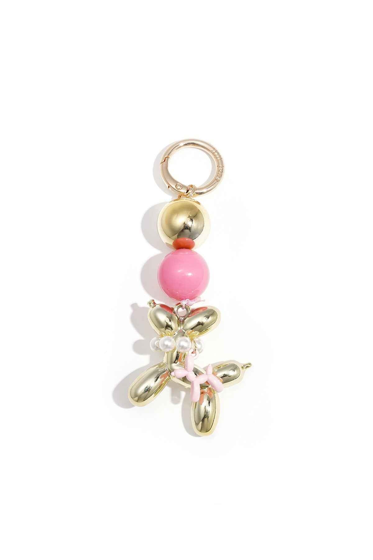 Schattige ballonhond sleutelhanger