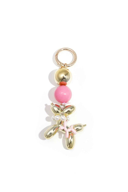 Schattige ballonhond sleutelhanger