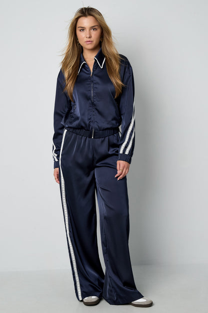 Gimme Sporty Color Clash Jacket & Coat Set for Fall/Winter