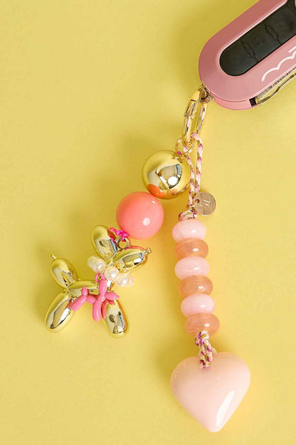 Schattige ballonhond sleutelhanger