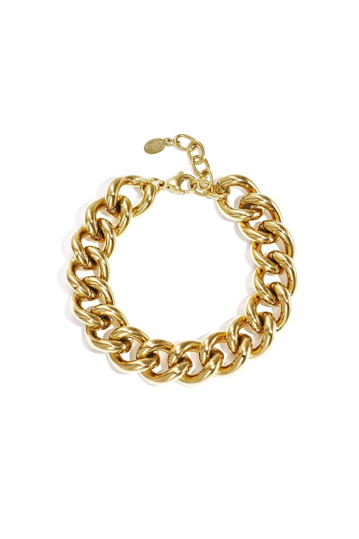 Statement schakelarmband