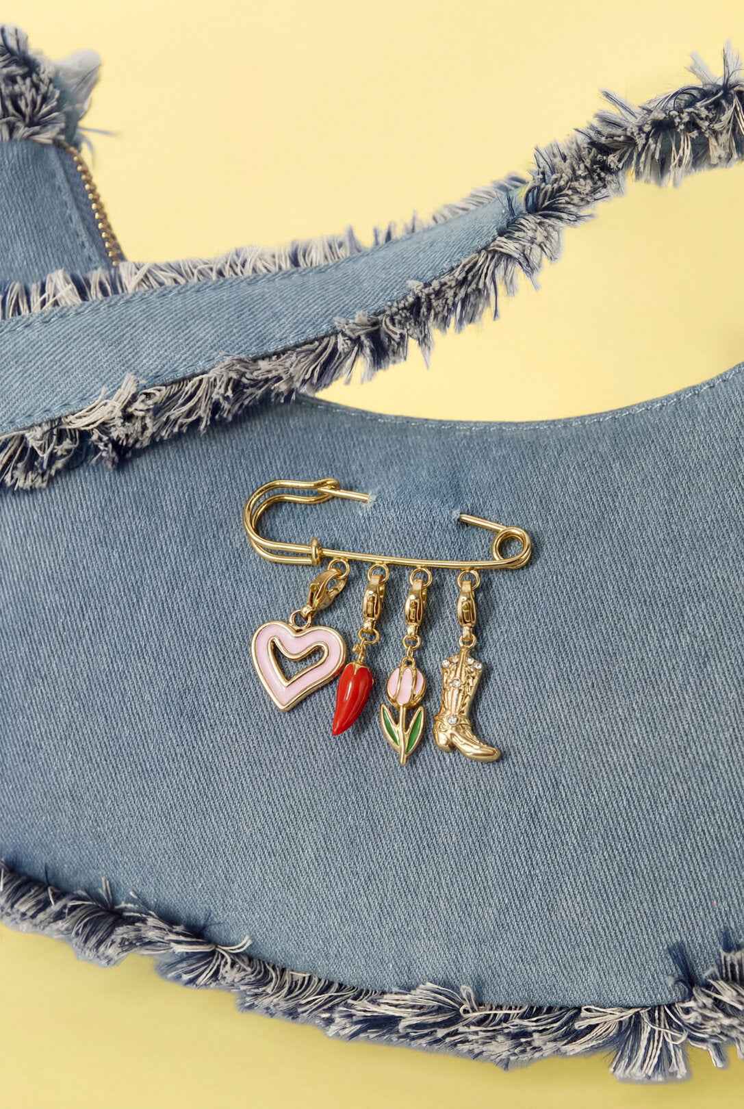 Broche 4 DIY charms