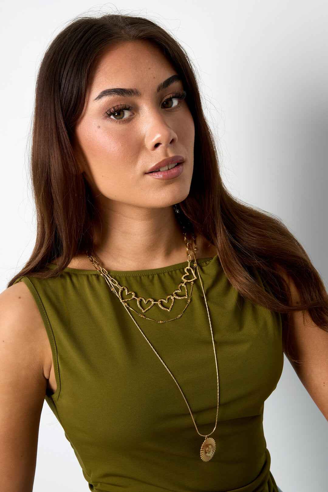 Elegant Heart Chain Necklace for Daily Wear