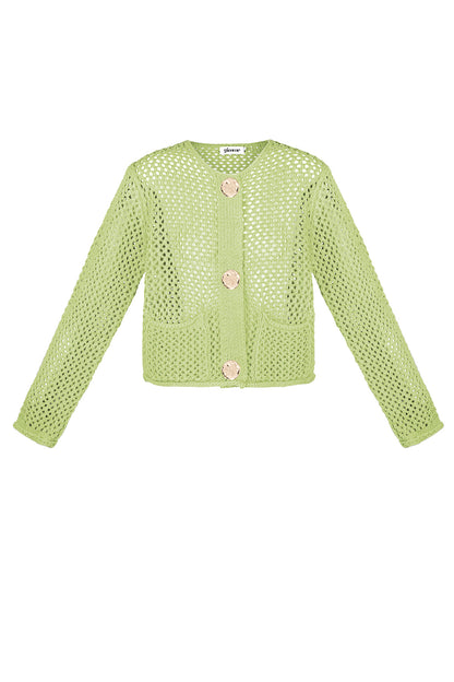 Soft Polyester Knit Cardigan for Cozy Style