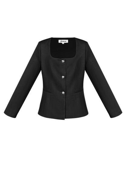 Elegant Ladies' Suit Set in Green, Black & Lilac