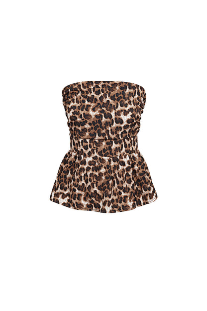 Elegant Brown Sleeveless Top for Versatile Styling