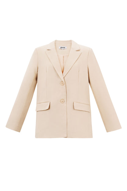 Elegant Ladies' Suit Set - Pink, Black, Cream