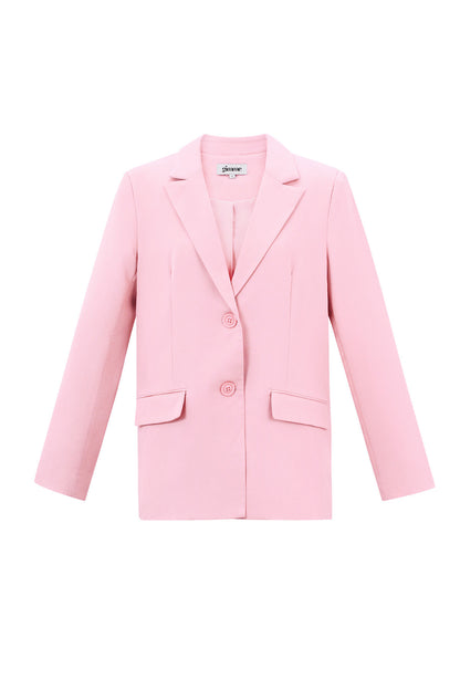 Elegant Ladies' Suit Set - Pink, Black, Cream