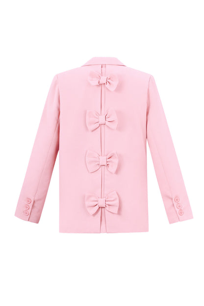 Elegant Ladies' Suit Set - Pink, Black, Cream
