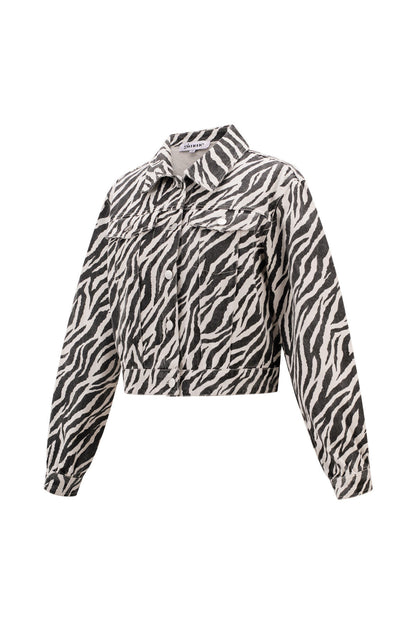 Elegant Black Denim Jacket for All Fits