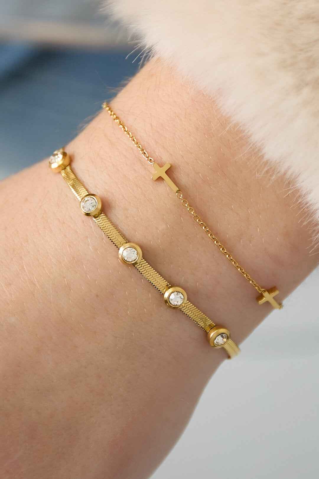 Strass ketting armbanden ketting casual dagelijks eenvoudig serie dames sieraden