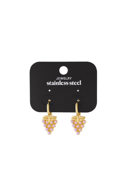 Elegant Gold Color Drop Earrings for Spring/Summer