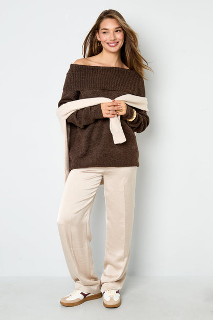 Gimme Elegante Herfst/Winter Gebreide Trui